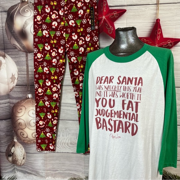 Piper Lou 2XL Christmas top with Plus size Christmas leggings - Picture 4 of 13